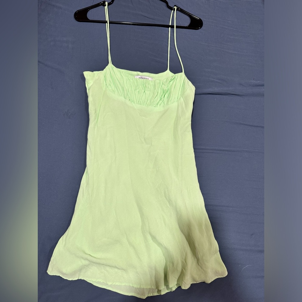 Green mini dress size medium